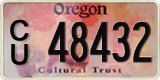 Oregon, Specialty plates (AB 12345)