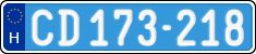 license plates of Hungary, Diplomatic