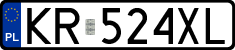 License plates of Poland, Regular car plates