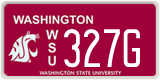 Washington, Specialty plates (X12X)