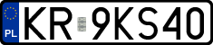License plates of Poland, Regular car plates