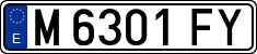 License plates of Spain, 1971 year series