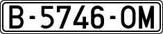 License plates of Spain, 1971 year series