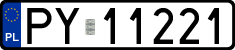 License plates of Poland, Regular car plates