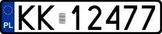License plates of Poland, Regular car plates