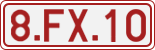 License plate of Belgium, 1951 year system