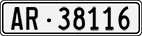 License plate of Switzerland, Cars