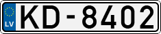 License plate of Latvia, Regular car plates
