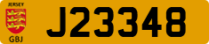 License plate of Jersey, Regular plates (J123456)