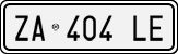 License plate of Italy, Cars (1994 year series)