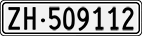 License plate of Switzerland, Cars