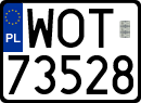 License plates of Poland, Regular car plates