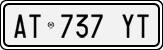 License plate of Italy, Cars (1994 year series)
