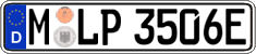 German license plate, Electric vehicles