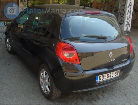 KO 043-SP, Renault Clio