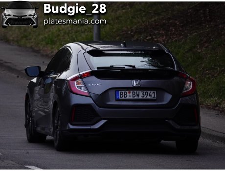BB BW 3941, Honda Civic