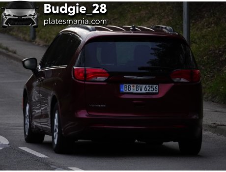 BB BV 6256, Chrysler Pacifica