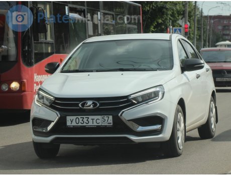 у033тс57, Lada (VAZ) Vesta