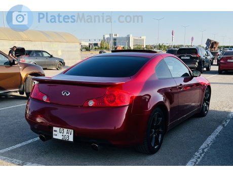 03 AV 103, Infiniti Q40/Q50/Q60/G-Series