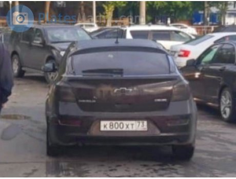 к800хт73, Chevrolet Cruze