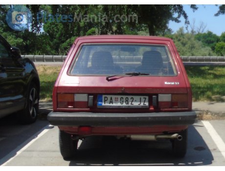PA 082-JZ, Zastava Yugo