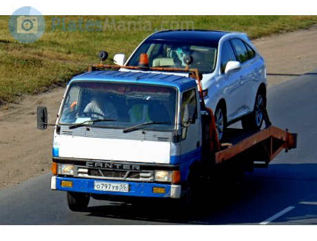 о797ув55, Mitsubishi Canter