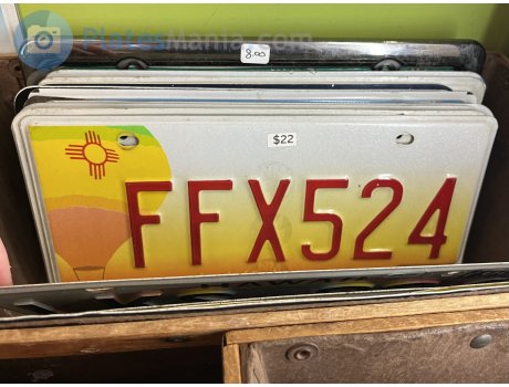 FFX524, License plate without vehicle