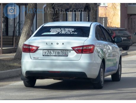 у767ев102, Lada (VAZ) Vesta