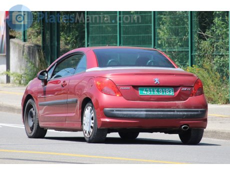431 K 9183, Peugeot 207