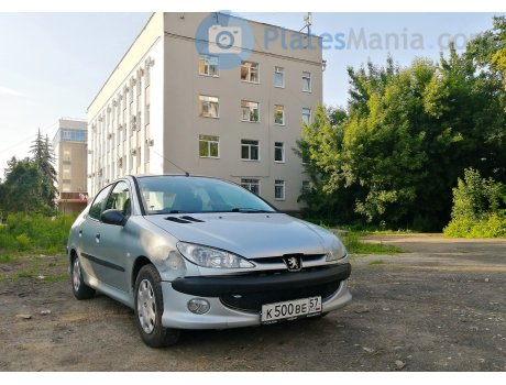 к500ве57, Peugeot 206