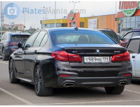 т989мв199, BMW 5 Series