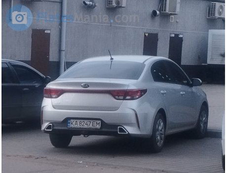 KA 8247 EM, Kia Rio