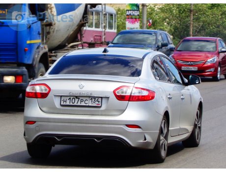 н107рс134, Renault Fluence