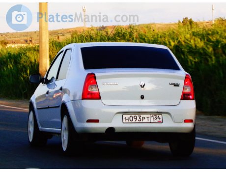 н093рт134, Renault Logan