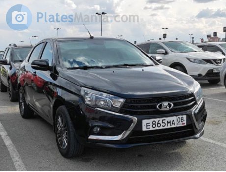 е865ма08, Lada (VAZ) Vesta