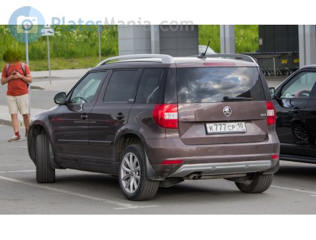 к777ср10, Skoda Yeti
