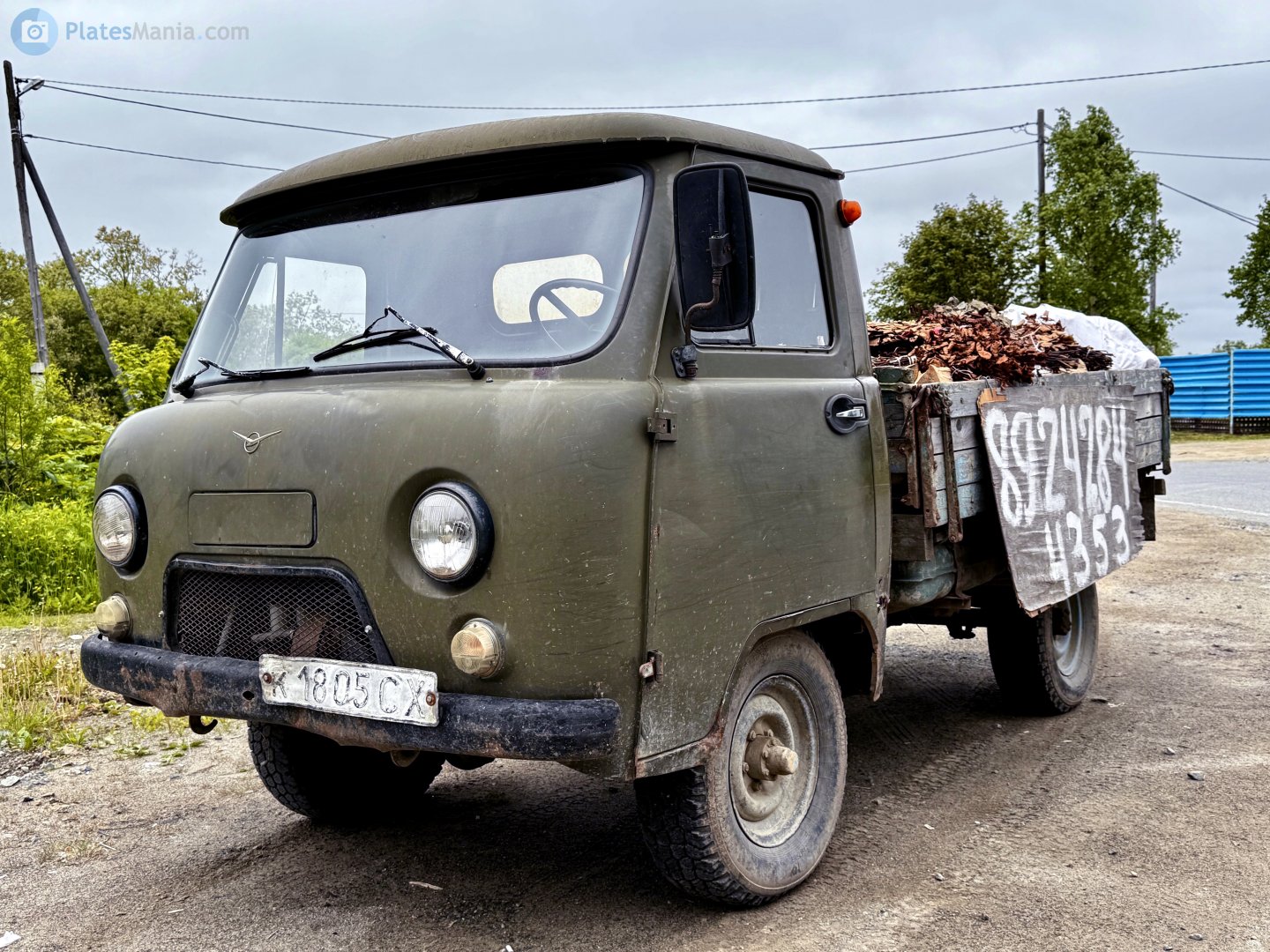 к 1805 СХ, UAZ 452 452Д/3303 Single-Cab Truck, 1965–