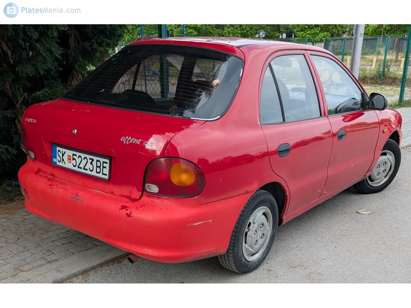 SK 5223 BE, Hyundai Accent 1st gen 5-door Hatch (X3), 1994–2000