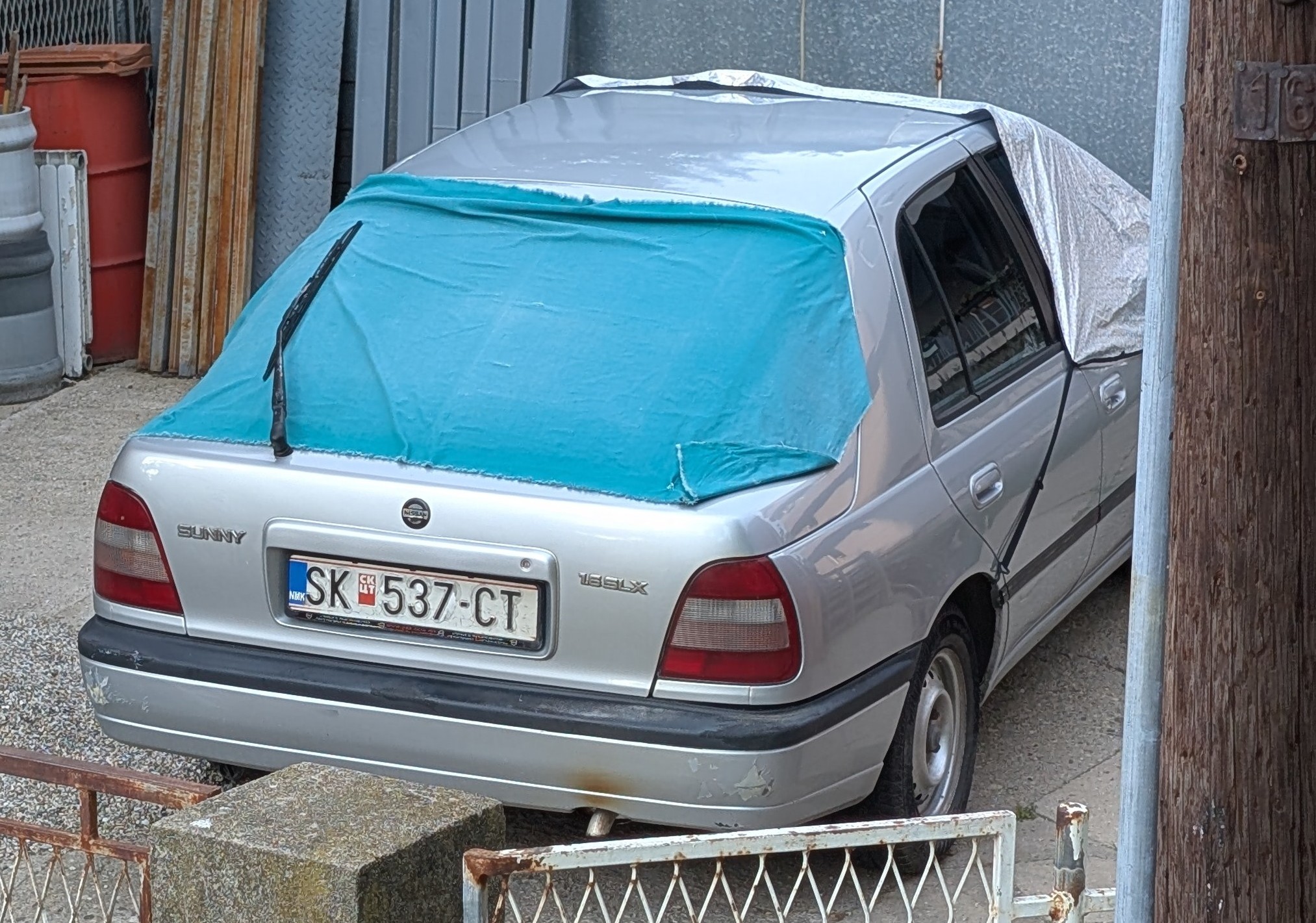 SK 537-CT, Nissan Sunny 7th gen Sedan (N14; EU-market), 1990–1996