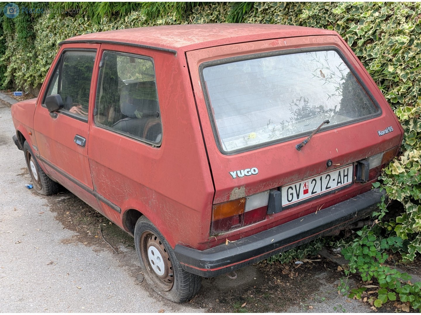 GV 212-AH, Zastava Yugo Koral 45(A)/55(A)/60/65, 1980–2001