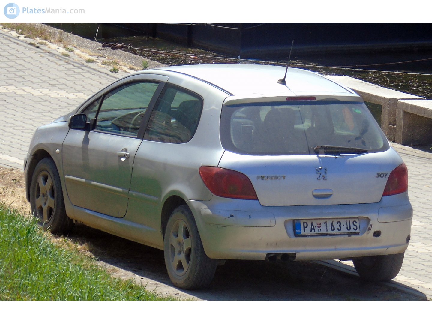 PA 163-US, Peugeot 307 1st gen 3-door Hatch (T5/T6), 2001–2008