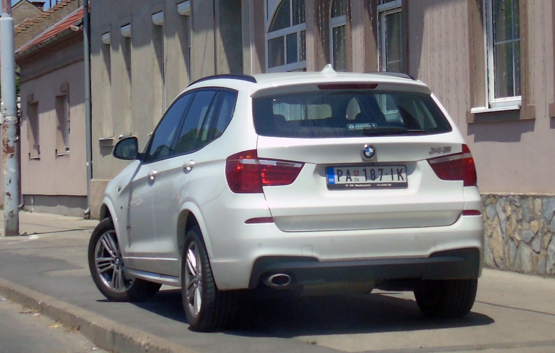 PA 187-IK, BMW X3 2nd gen (F25), facelift, 2014–2017