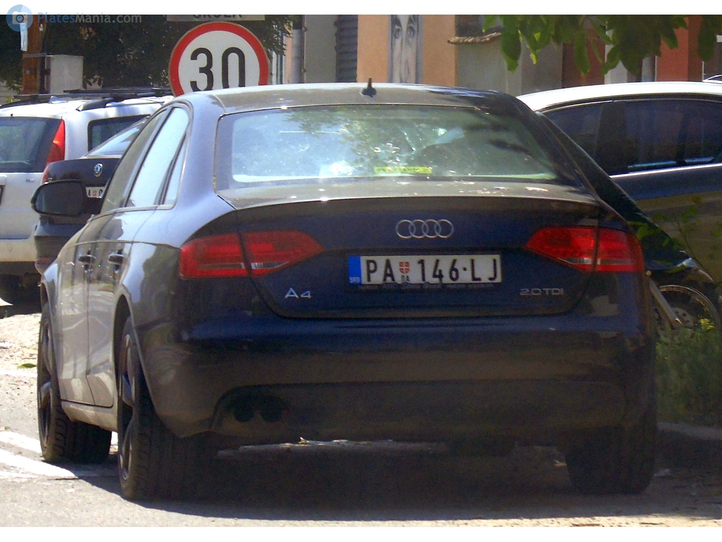PA 146-LJ, Audi A4 4th gen Sedan (B8/8K2), 2007–2012