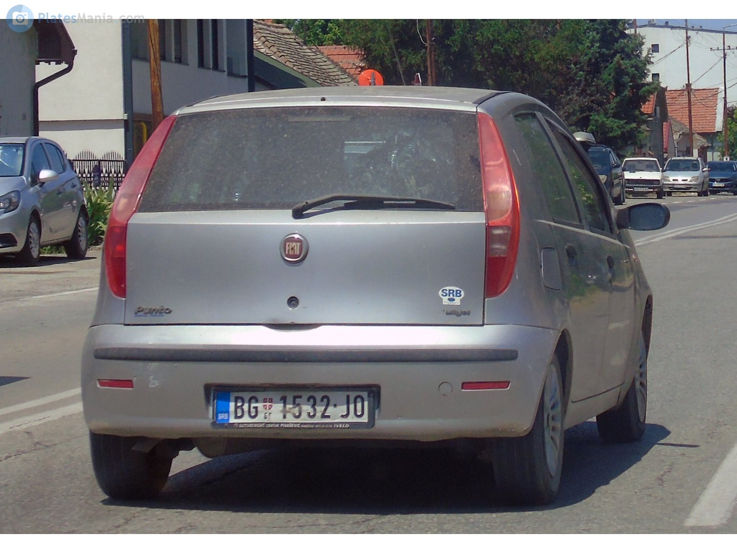 BG 1532-JO, FIAT Punto 2nd gen (Classic) 5-door Hatch (188), facelift, 2003–2010