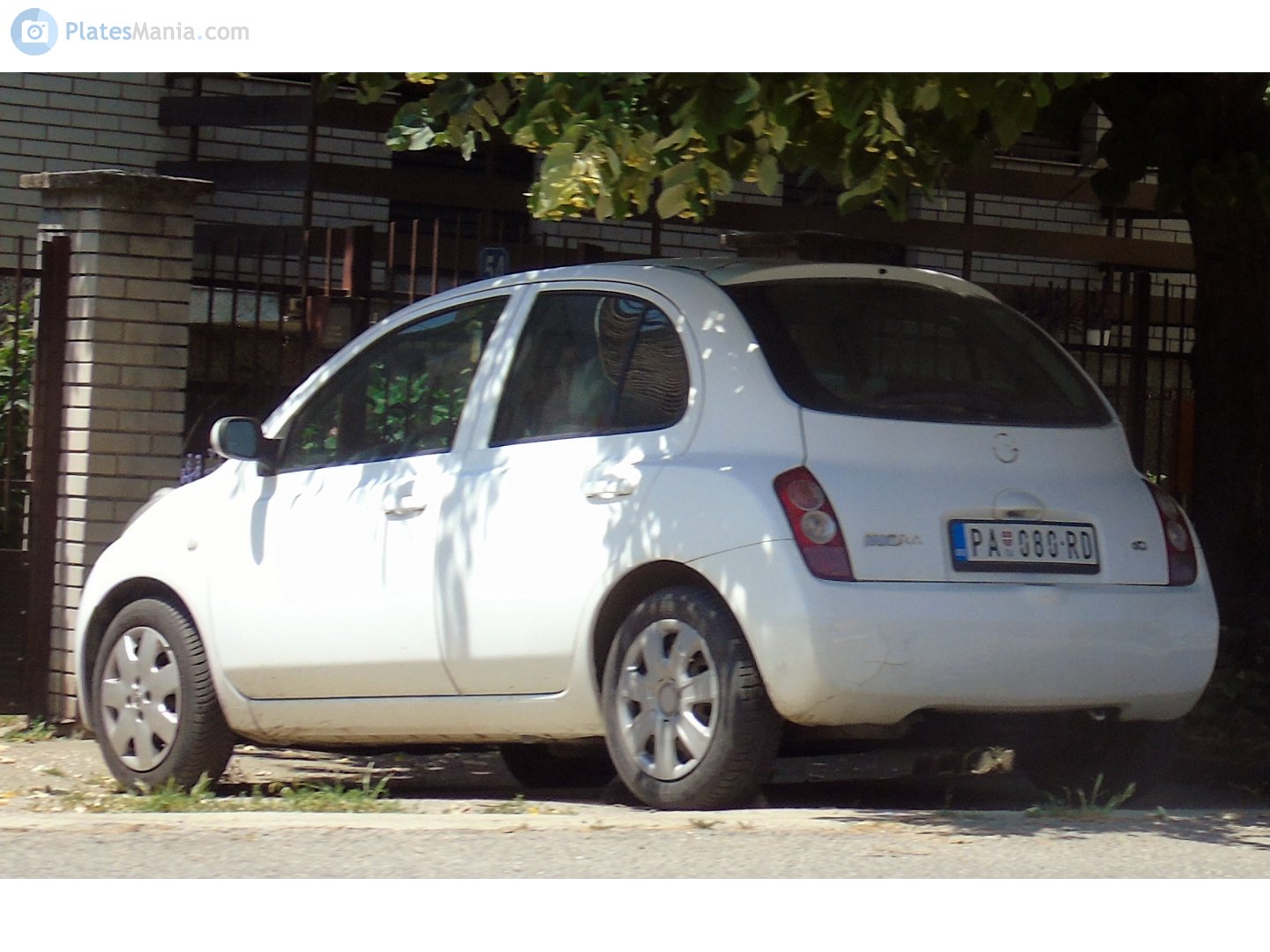 PA 080-RD, Nissan Micra 3rd gen 5-door Hatch (K12), 2002–2010