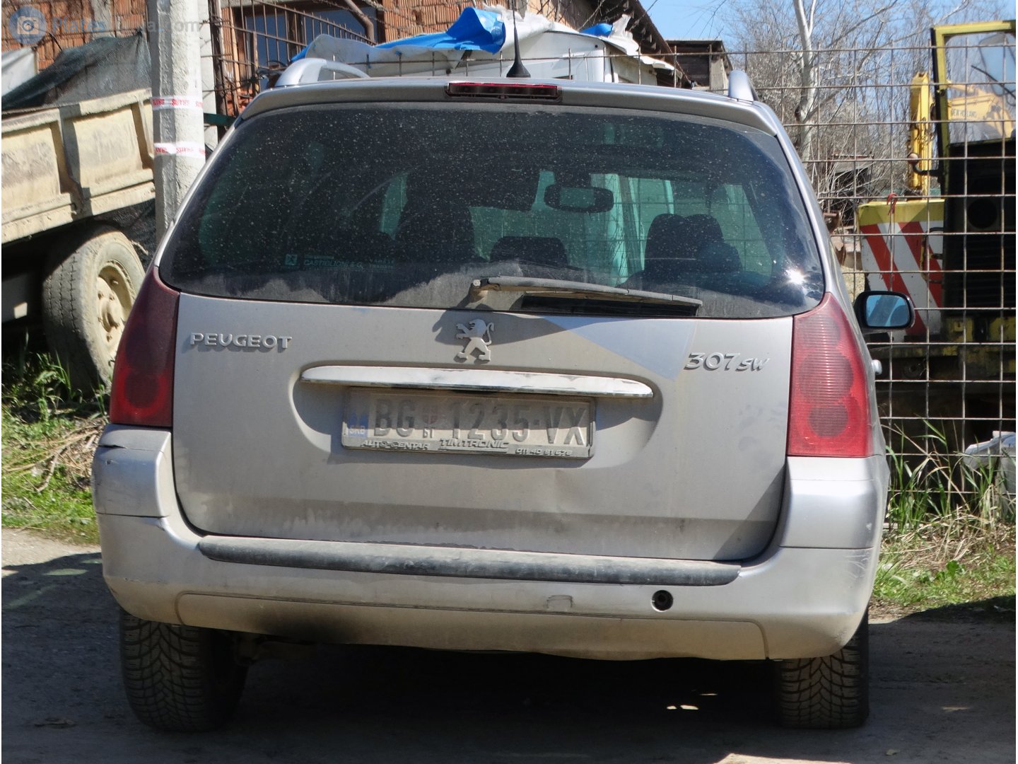 BG 1235-VX, Peugeot 307 1st gen Break/SW (T5/T6), 2002–2008 (–2011 for LATAM-market)