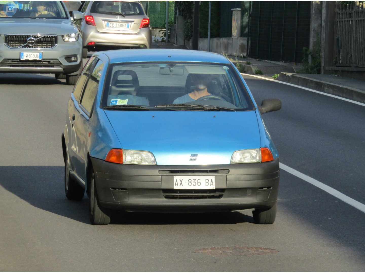 AX 836 BA, FIAT Punto 1st gen 3-door Hatch (176), 1993–2000