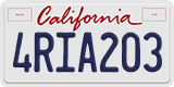 California, Passenger Car (1ABC234)
