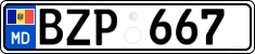 License plate of Moldova, Cars (2015)