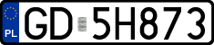 License plates of Poland, Regular car plates